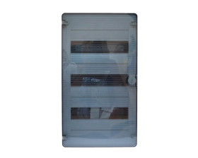 Rozdzielnica modułowa 3x12 natynkowa IP40 Golf (drzwi transparentne) VS312TD