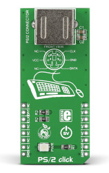 Zestaw rozwojowy czujników, Płytka Click mikroBus, PS/2