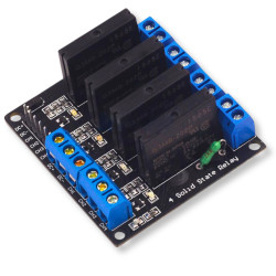 Moduł 4-kanałowy SSR 5V 2A przekaźnik sterowany stanem wysokim 5V