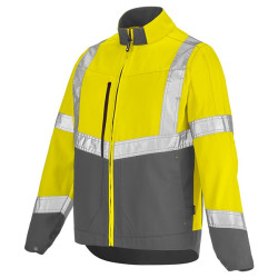BLOUSON LUTEA JAUNE FLUO / GRIS MINERAL