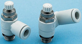 Regulator przepływu SMC Gwintowany Regulator prędkości AS-FG