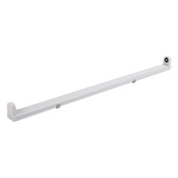 Belka pod tuby LED 1x120cm Biała IP20 Stalowa blacha 122x3,3x1,5cm VO1909