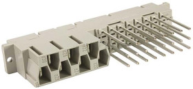 Złącze DIN 41612 24 + 7 -pinowe 3 -rzędowe raster: 5.08 mm, 10.16 mm Żeński 09062312821