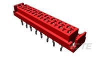 Listwa stykowa PCB 4-pinowe Micro-MaTch raster: 1.27 mm Pionowy 2-rzędowe TE Connectivity Płyta 100V W osłonie