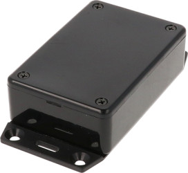 ABS enclosure, (L x W x H) 85 x 56 x 26 mm, black (RAL 9005), IP54, 1591MF2SBK
