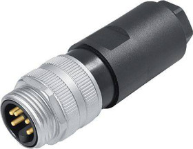 binder 99 2445 21 05-20 złącze męskie proste Seria: 820 Łączna ilość styków: 5 + PE 1 szt.