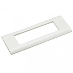 Ramka montażowa 6M 135x45 biała na moduły Mediabox