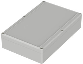 ABS enclosure, (L x W x H) 250 x 160 x 57 mm, light gray (RAL 7035), IP65, 63239200