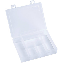 H&#xFC;nersdorff 606120 Assortment Box 5 Fixed Compartments 180x140x40mm