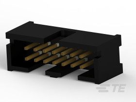 Listwa stykowa PCB 14-pinowe 5103309-2 raster: 2.54 mm Prosty 2-rzędowe TE Connectivity Otwór przelotowy 250 V W osłonie