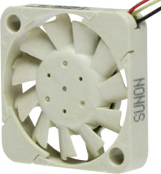 DC axial fan, 3 V, 10 x 10 x 3 mm, 5.82 m³/h, 21 dB, vapo, SUNON UF3A3-500