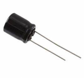 Kondensator 1000μF 10V dc Radialny, Otwór przelotowy Panasonic roztaw: 5mm 10 (Dia.) x 12.5mm