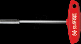 01481 Screwdriver with T-handle and bit holder, magnetic