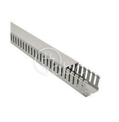 Korytko kablowe grubogrzebieniowe T1, 60x60x2000 mm, szare, B00108