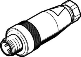 Złacze męskie FESTO NECU-S-M12G4-P1-Q6-IS 570955 1 szt.