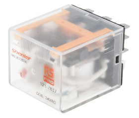 Przekaźnik mocy 24V ac 3PDT RS PRO 300W, Wciskane Wciskane