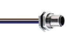 Złącze Gniazdowe Męskie M12 5-Pinowe Do Montażu Na Panelu Tylny Złącze Śrubo...