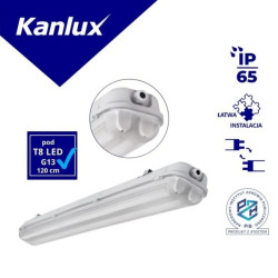 Oprawa hermetyczna MAH PLUS-236/4LED/PC pod 2 świetlówki LED 1200mm G13 IP65 22800