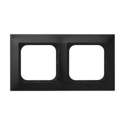 Ramka podwójna R-2Y/33 czarny metalik Impresja Ospel