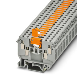 Złączka szynowa z odłącznikiem nożowym Phoenix Contact poziomy: 1 24 → 10AWGŚruba UDK 4-MTK-P/P MITSPERRE 630 V