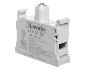 Oprawka z LED żółta 85-140V AC LPXLPE5