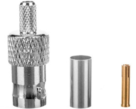 Wtyk BNC ze złotym pinem /do kabla RG 58/U/ 11357