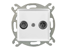 LINNERA S Gniazdo RTV końcowe białe 91440021 VIKO PANASONIC