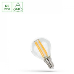 LED KULKA E-14 230V 5.5W COG NW CLEAR SPECTRUM