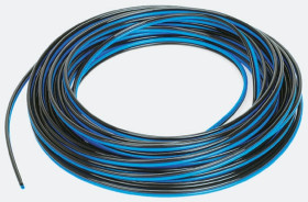 Rura sprężonego powietrza zew 4mm wew 2.5mm Legris Czarny, niebieski PUR dł 25m