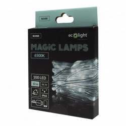Magiczne lampki 100 led 6500K 10m DC5V