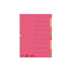 Leitz 43590000 Index A4 Blank Cardboard Multicolour 10 Dividers
