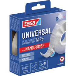 tesa 55810-00000-00 Nano Tape Double sided Transparent 3m x 30mm