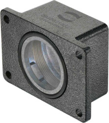 Surface mount housing, size SP2, die-cast aluminum, screw locking, IP65/IP68/IP69/IPx9, 09400210321