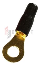 ZKO-10mm2/8,5 BK Końcówka oczkowa złocona M8