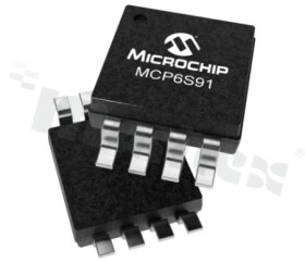 MCP6S91-E/MS - Elementy