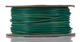 Przewód montażowy 0,5 mm2 Zielony/Żółty RS PRO PVC 20 AWG dł. 100m 1/0,8 mm