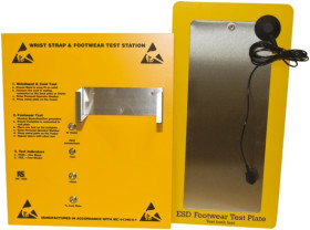 Tester ESD Tak opasek stóp i nadgarstków, RS PRO
