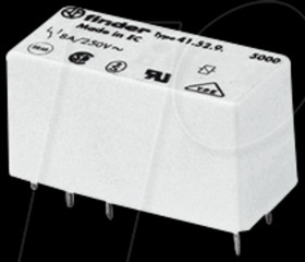 41.52.8.230.0000 Plug-in/PCB relay, 2x UM, 250 V/8 A, 230 V