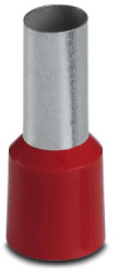 Insulated wire end ferrule, 35 mm², 30 mm/16 mm long, DIN 46228-4, red, 3200441