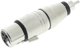 Adapter AV Żeńskie XLR (1) na Męskie RCA (1)