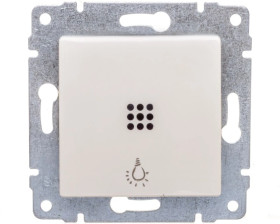 VENA Przycisk /światło/ z podświetleniem krem 520313