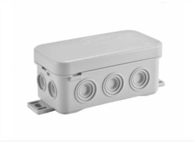 Puszka n/t hermetyczna pusta 89x42x38mm IP54 z dławicą zintegrowaną szara N8 83008002