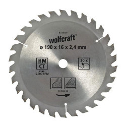 Wolfcraft 6731000 Circular Saw Blade Brown Series 140 x 12.75mm 18 Teeth