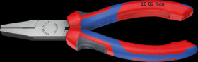 20 02 160 Flat nose pliers polished, 2-component, 160 mm,