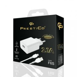 LAD.SIEC.F6S 1XUSB+MICRO USB 2.1A PRESTI
