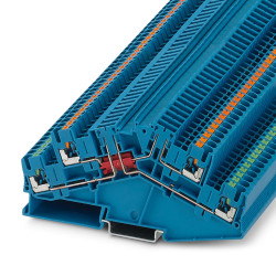 Listwa zaciskowa rozłączna Phoenix Contact 12 → 26AWGWciskane PTTBS 2.5-2TGB BU 20A 400 V