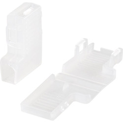 TE 180984 250 Faston Insulating Boot Flag Natural