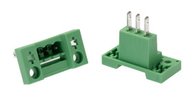 Złącze PCB 3 -pinowe raster 5mm Montaż na panelu Męski Phoenix Contact