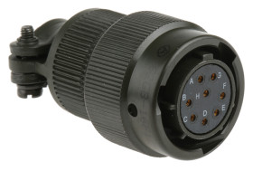 Złącze 8-pinowe Męski Amphenol Limited Żeński Montaż na kablu MIL-DTL-26482 rozmiar 12