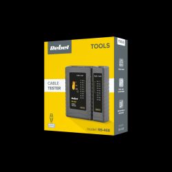 Tester sieci LAN RB-468 REBEL do RJ45/RJ11 / MIE-RB-468